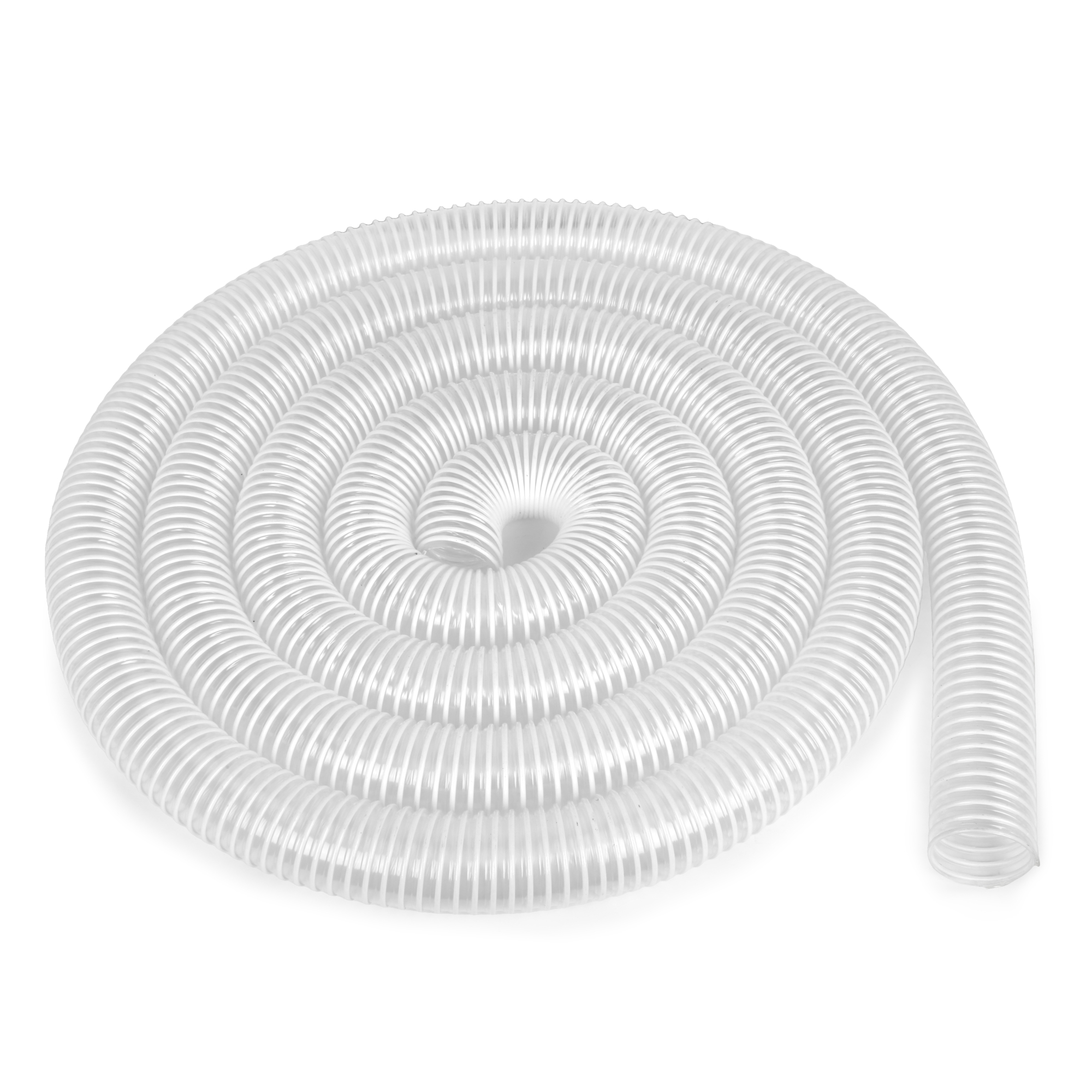 WEN Universal Dust Hose - 2.5in. x 20ft., Heavy-Duty PVC, Clear, Model# DCA252